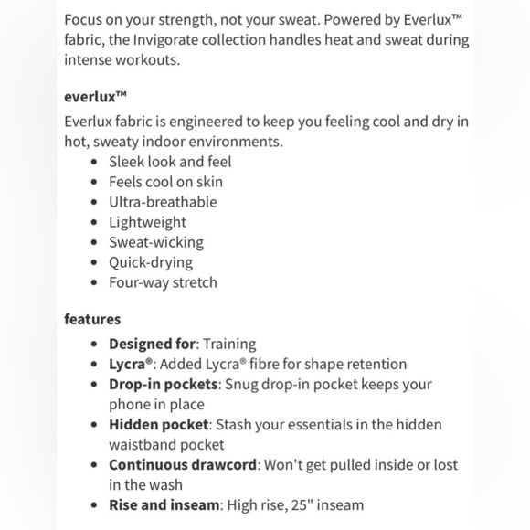 Lululemon Invigorate High Rise Tight 25” in Foliage Overlay Multi - Everlux - Picture 11 of 11